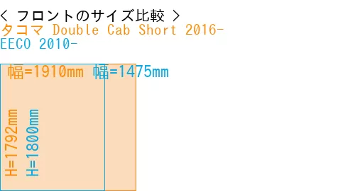 #タコマ Double Cab Short 2016- + EECO 2010-
